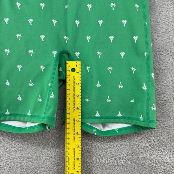 Fabletics Top Shorts Womens XS Green Palm Tree Workout Set Padded Bra Motion365 - Picture 11 of 14